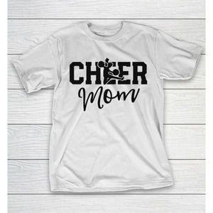 Mothers Day Funny Gift Ideas Apparel Pink Cheerleader Mom Shirt Cheer Mom Gifts